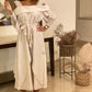 Pearl embroidered dress