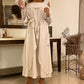 Pearl embroidered dress