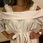 Pearl embroidered dress