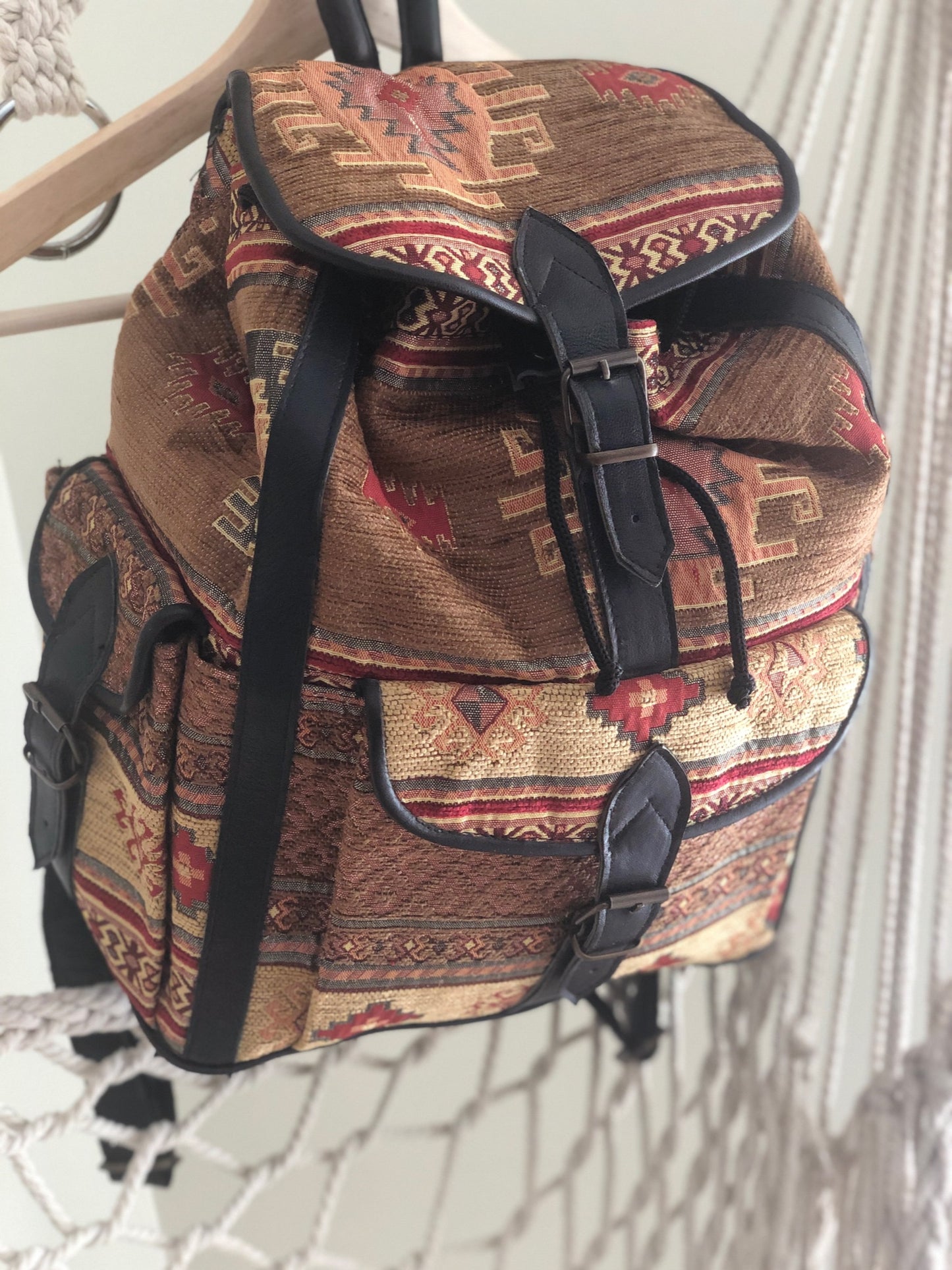 Bohemian backpack